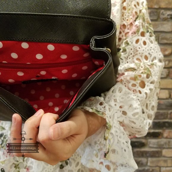 Kate spade Minnie mouse Black BACKPACK disney NWT main image 5